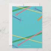 ゲームオン アーケード ピザパーティー招待状 招待状 (裏面)