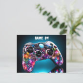 ゲームオン バイブレント リモート ポストカード (スタンド正面)