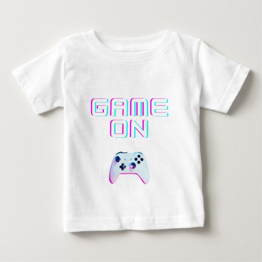 ゲームオン ベビーTシャツ (正面)