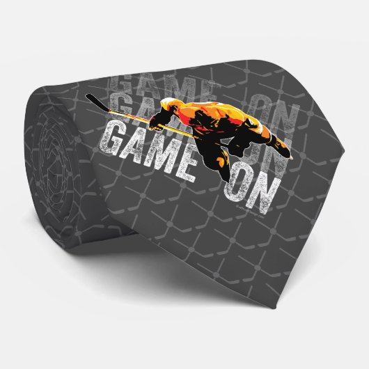 ゲームオン（ホッケー）タイ ネクタイ (ロール)