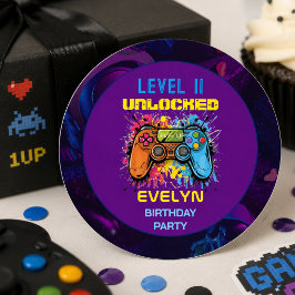 ゲームオン レベルアップ ゲームの誕生日 ラウンドシール