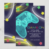 ゲームオン 招待状 (正面/裏面)