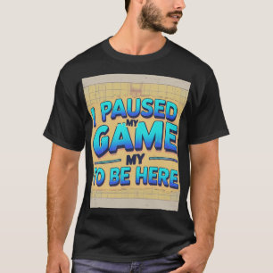 ゲームオン: 3DマンガコントローラTシャツデザイン Tシャツ