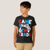ゲームオン 6年生 面白い誕生日少年 ゲーマー大好き Tシャツ (正面フル)
