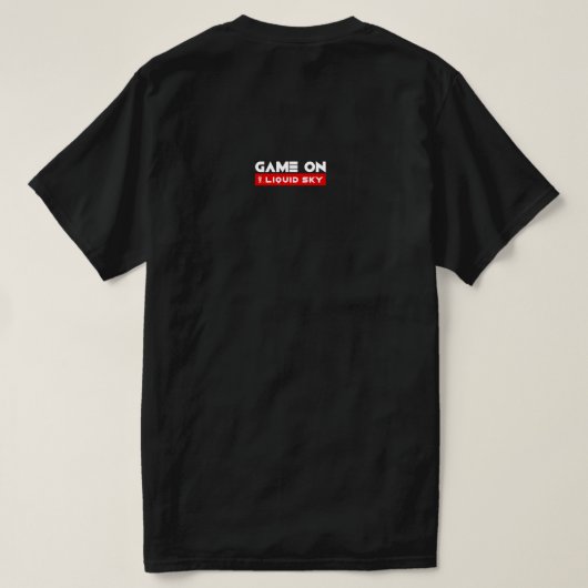 ゲームオン Tシャツ (デザイン裏面)