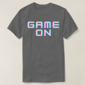 ゲームオン Tシャツ (デザイン正面)