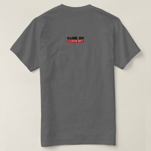 ゲームオン Tシャツ (デザイン裏面)