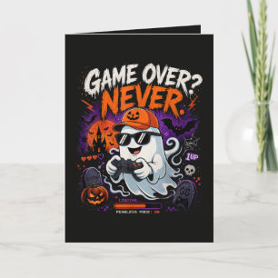 ゲームオーバーなんてありえない ゲーマー幽霊ハロウィン シーズンカード