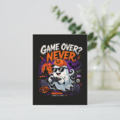 ゲームオーバーなんてありえない ゲーマー幽霊ハロウィン 招待状 (スタンド正面)