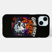 ゲームオーバーなんてありえない ファンゲームゲーマー幽霊ハロウィン Case-Mate iPhoneケース (裏面 (横))