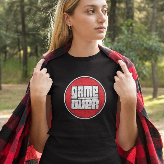 ゲームオーバーアイコン – ビデオゲーマーのTシャツ Tシャツ