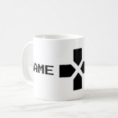 ゲームオーバーコーヒーマグ – ゲーマーに最適 コーヒーマグカップ (正面左)