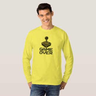 ゲームオーバーレトロジョイスティックTシャツ – ヴィンテージゲーマー Tシャツ