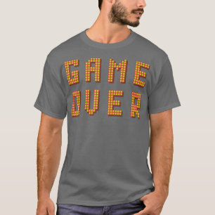 ゲームオーバーヴィンテージレトロビデオゲームのギフトar tシャツ