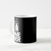 ゲームオーバー不具合の新婦新郎面白い結婚式 コーヒーマグカップ (正面左)