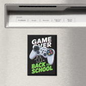 ゲームオーバー新学期おもしろい初日の学校 マグネット (インサイチュ (食洗機))