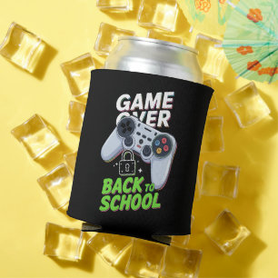 ゲームオーバー新学期おもしろい初日の学校 缶クーラー