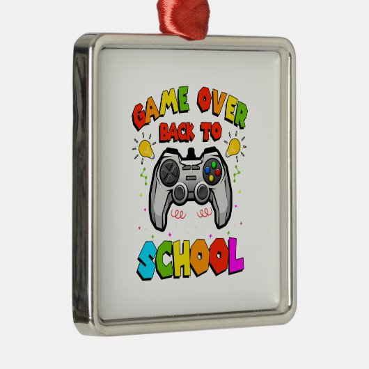 ゲームオーバー新学期 メタルオーナメント (右)