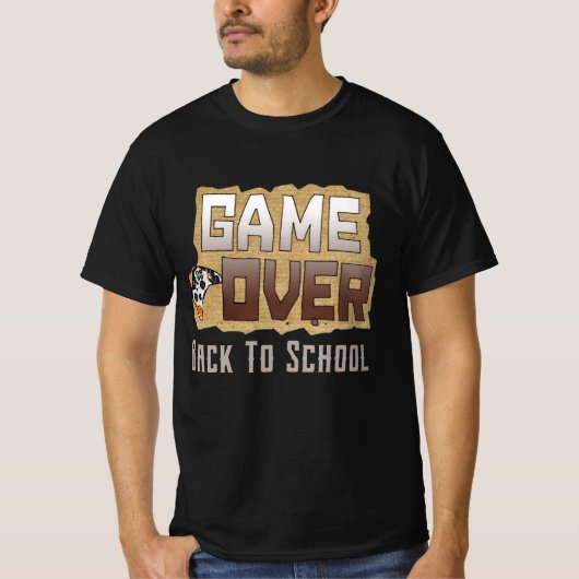 ゲームオーバー新学期 Tシャツ (正面)