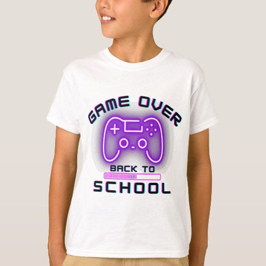 ゲームオーバー新学期 Tシャツ (正面)