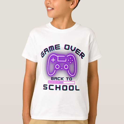 ゲームオーバー新学期 Tシャツ (正面)