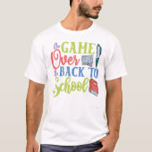 ゲームオーバー新学期 Tシャツ (正面)