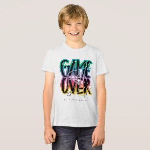 ゲームオーバー落書きジョイスティックゲーマー トライブレンドＴシャツ