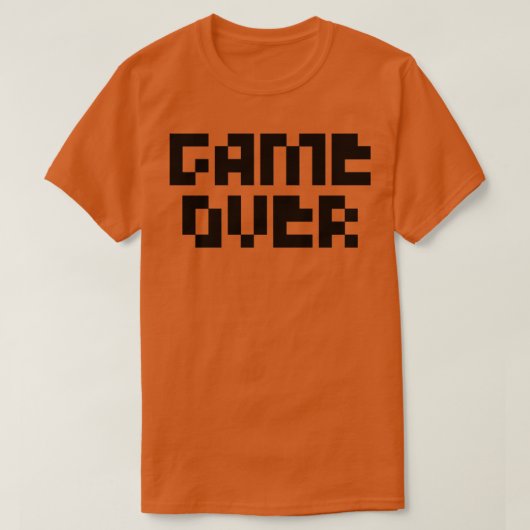 ゲームオーバー1 Tシャツ (デザイン正面)