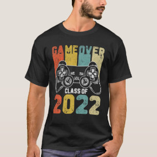 ゲームオーバー2022のクラスのビデオゲームヴィンテージの卒業生 Tシャツ