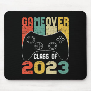 ゲームオーバー2023のクラスのビデオゲームヴィンテージの卒業生 マウスパッド