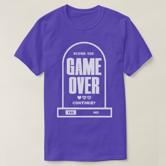 ゲームオーバー5 Tシャツ (デザイン正面)
