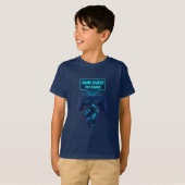 ゲームオーバー?もう一度やろう!キッズゲーマーTシャツ Tシャツ (正面フル)