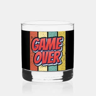 ゲームオーバー。 ウイスキーグラス