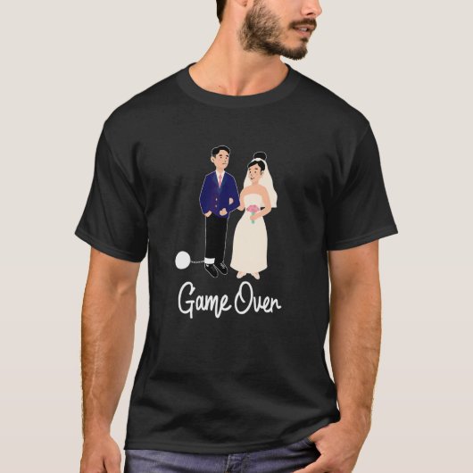 ゲームオーバー ウェディング Tシャツ (正面)