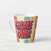 ゲームオーバー。 カフェラテマグ (左アングル)