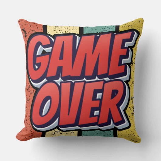 ゲームオーバー クッション (正面)