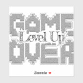 ゲームオーバー: クラシックな楽しさを復活させて、今日レベルアップしよう シール (シート)