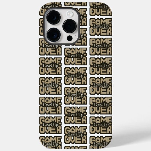 ゲームオーバー:クラシックゲームを復活させてゲームをもっと楽しもう Case-Mate iPhoneケース (裏面)
