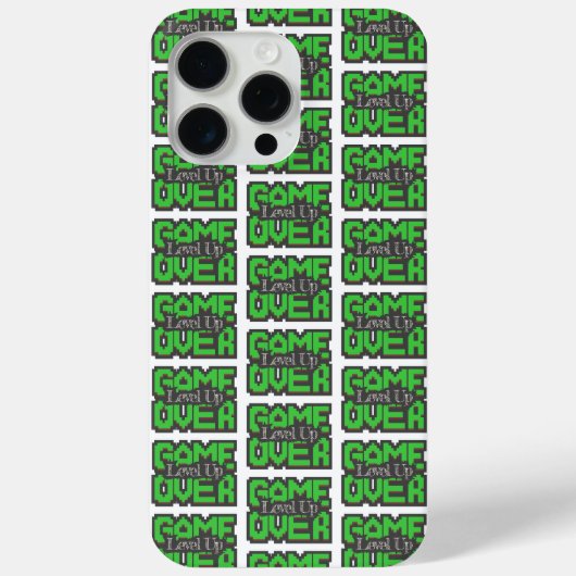 ゲームオーバー:クラシックゲームを復活させてゲームをもっと楽しもう Case-Mate iPhoneケース (裏面)