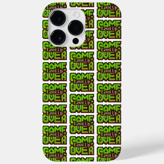ゲームオーバー：クラシックゲームを復活させてゲームをレベルアップ Case-Mate iPhoneケース (裏面)