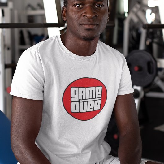 ゲームオーバー | クラシックビデオゲーマーTシャツ Tシャツ