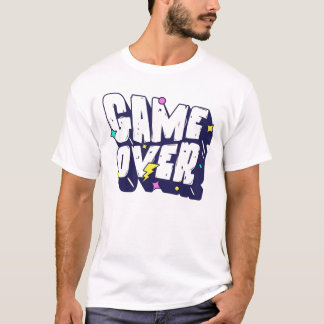 ゲームオーバー グラフィックTシャツ - レトロゲーマーTee Tシャツ