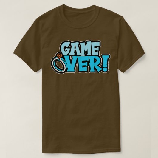 ゲームオーバー グルーム Tシャツ (デザイン正面)