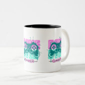 ゲームオーバー – ゲーマー ツートーンマグカップ (正面右)