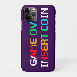 ゲームオーバー コインを入れてね iPhone 11 PROケース