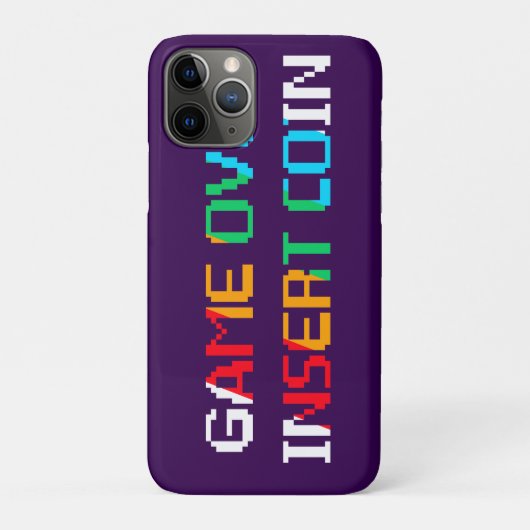 ゲームオーバー コインを入れてね Case-Mate iPhoneケース (裏)