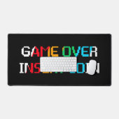 ゲームオーバー コイン投入 デスクマット (キーボード&マウス)