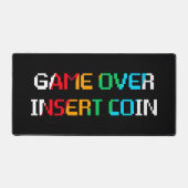 ゲームオーバー コイン投入 デスクマット (正面)