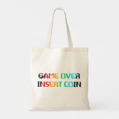 ゲームオーバー コイン投入 トートバッグ (裏面)