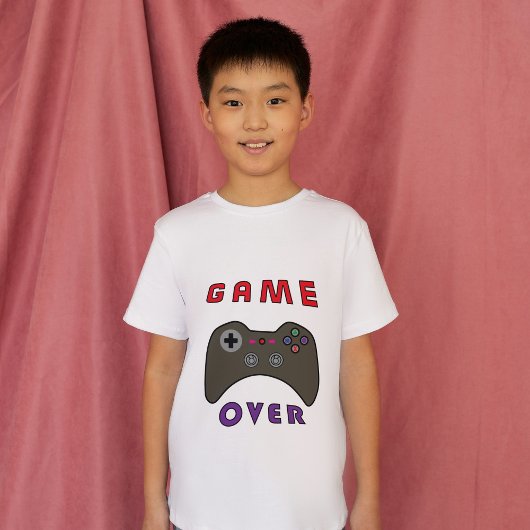 ゲームオーバー コントローラー キッズTシャツ Tシャツ
